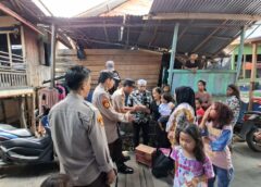 Kapolsek Banyuasin II Salurkan Bantuan Sosial untuk Korban Rumah Ambruk di Desa Sungsang II