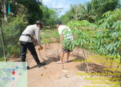 Aipda Erwin Saputra: Polisi Penggerak di Balik Kesuburan Lahan Perkarangan Rumah di Banyuasin