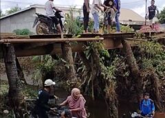 Lagi-Lagi Telan Korban, Jembatan Plat Besi Jalur 20 Purwodadi Terkesan Dibiarkan Tanpa Pengaman