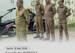 BKPSDM PALI Gelar Apel ASN, H. Imansyah Tekankan Disiplin dan Integritas