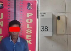 Terduga Pelaku Pencurian di Handayani Mulya PALI Ditangkap Polisi, HP Curian Jadi Barang Bukti