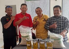 Bulog Salurkan Bantuan Pangan, Sebanyak 139 KPM di Desa Karang sari, Terima 20 Kg Beras & 4 Liter Minyak Goreng