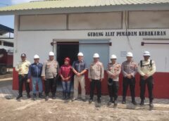 Satbinmas Polres Banyuasin Asistensi Satpam, Cek Kesiapan Sarpras Karhutla di Dua Perusahaan