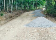 Diduga Proyek Siluman Gentayangan di PALI, Peningkatan Jalan Lingkar Desa Prambatan Tanpa Papan Informasi