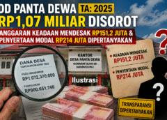 DD Panta Dewa TA 2025 Disorot, Sejumlah Pos Anggaran Dipertanyakan, Pemerhati Desak APH Turun Tangan