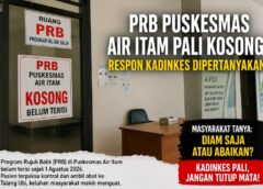 Sebulan PRB Puskesmas Air Itam Kosong, Dinkes PALI Baru Bergerak Setelah Ramai Dikeluhkan