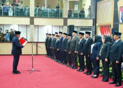 Herman Deru Kukuhkan Toha Tohet Sebagai Ketua KDEKS Muba, Ini Pesannya