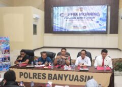 Polres Banyuasin Perkuat Sinergi dengan Media, Tegaskan Komitmen Berantas Narkoba